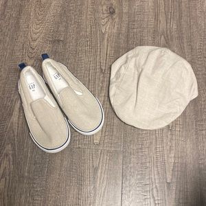 Dapper Gap Shoes & paperboy hat